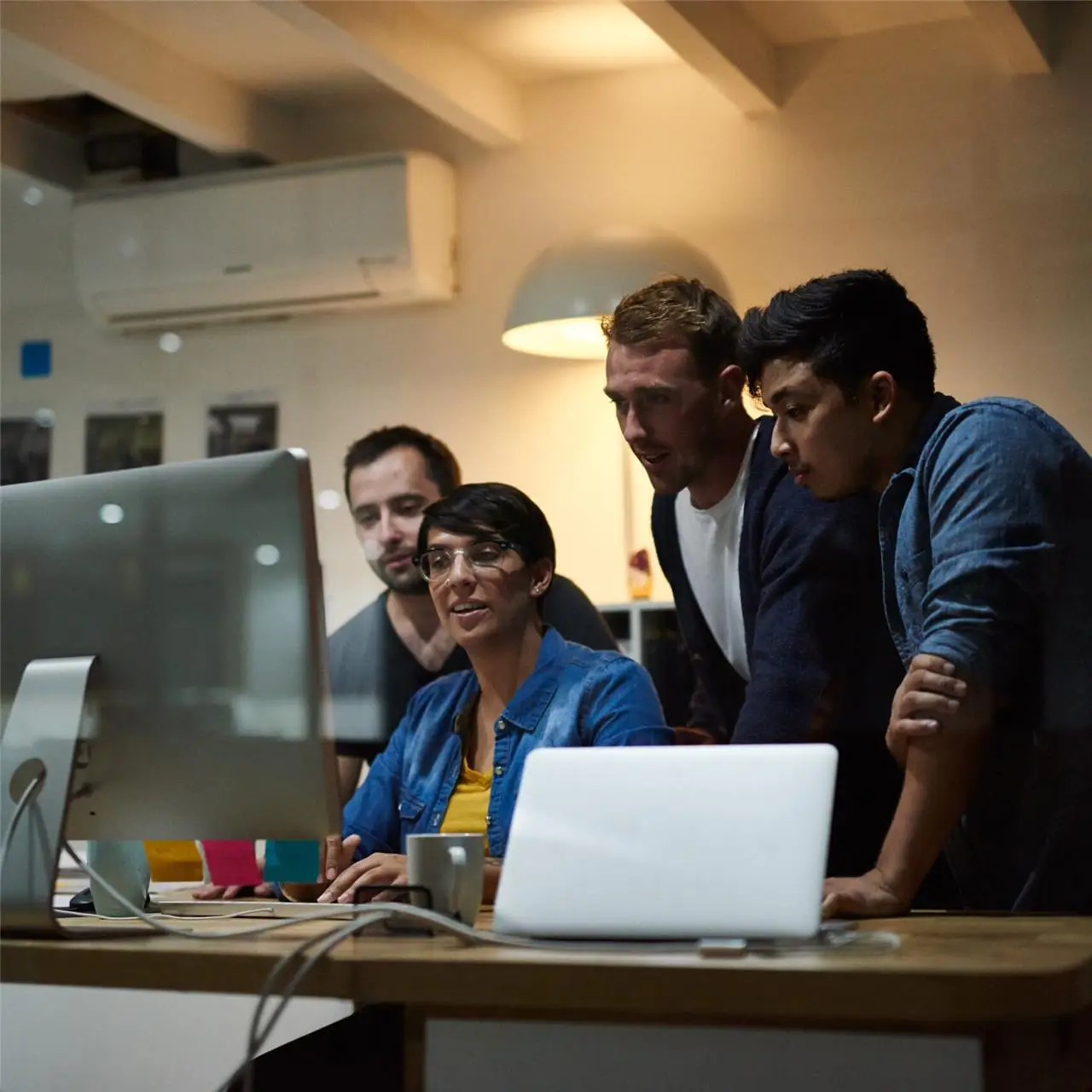 Ambest team collaborating in the Mumbai studio