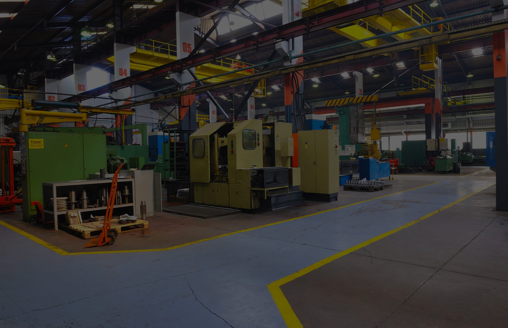 Brand expression in an industrial space