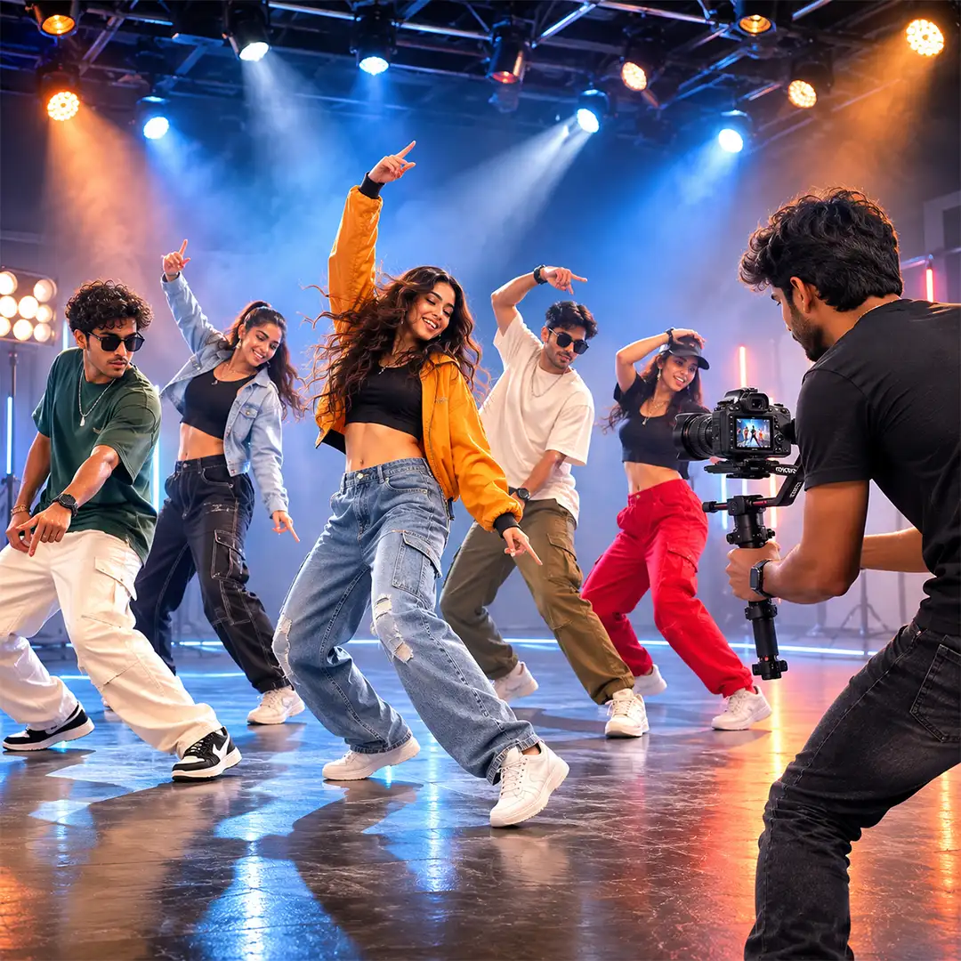 Brand anthem storytelling and music production visual